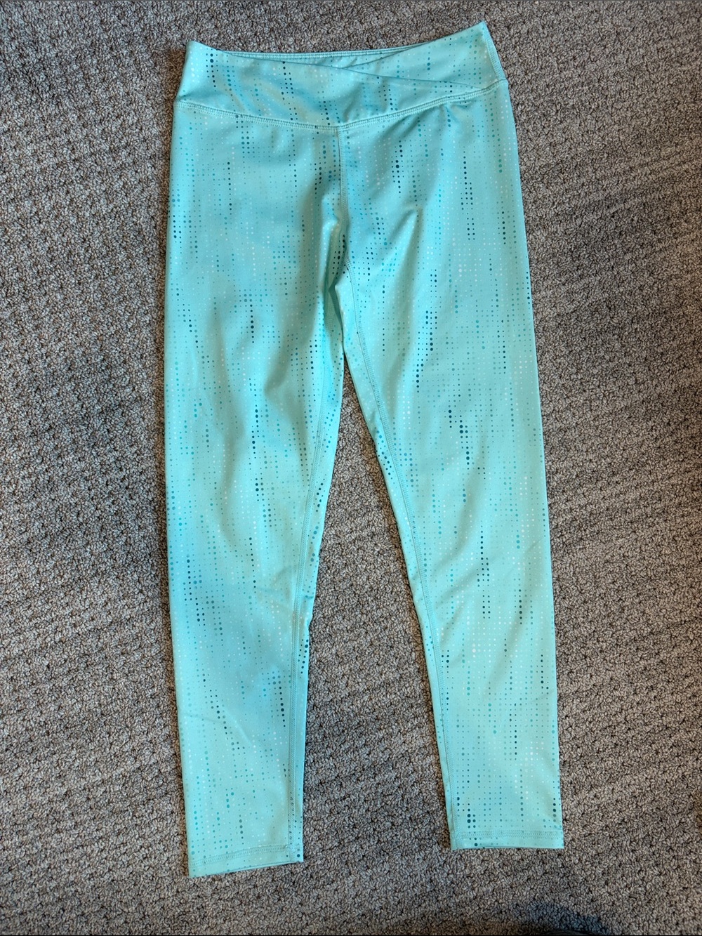 Zella Aqua Perforated Kids Leggings